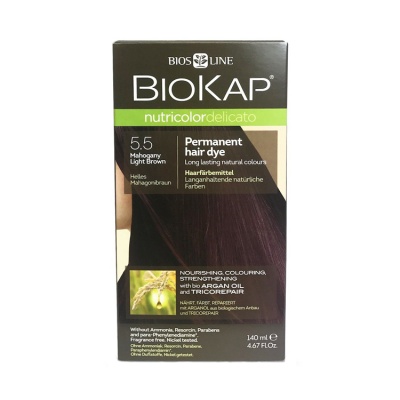 BioKap Mahogany Light Brown 5.5 Permanent Hair Dye 140ml